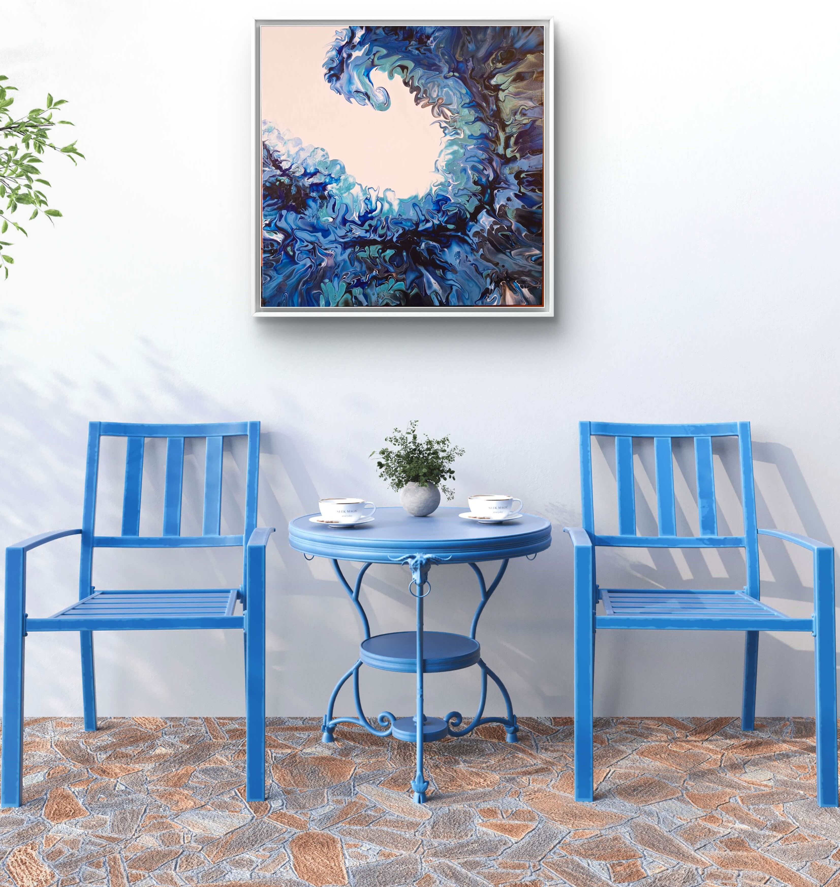 La Grande Onda - Acrilico su Tela - 50X50 cm